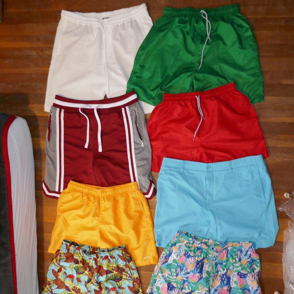 9 MENS XL NIKE UNDER ARMOUR JORDAN CRAIG LARGE SHORTS SWIM SUIT GOLF SHORTS
